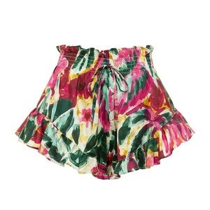 Montce Isla Floral Ruffle Short